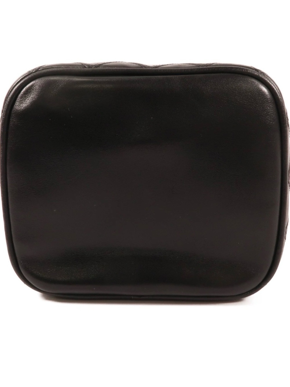 CHANEL Vintage Vanity Case Hand Bag Lambskin Leather Black - Picture 5 of 16